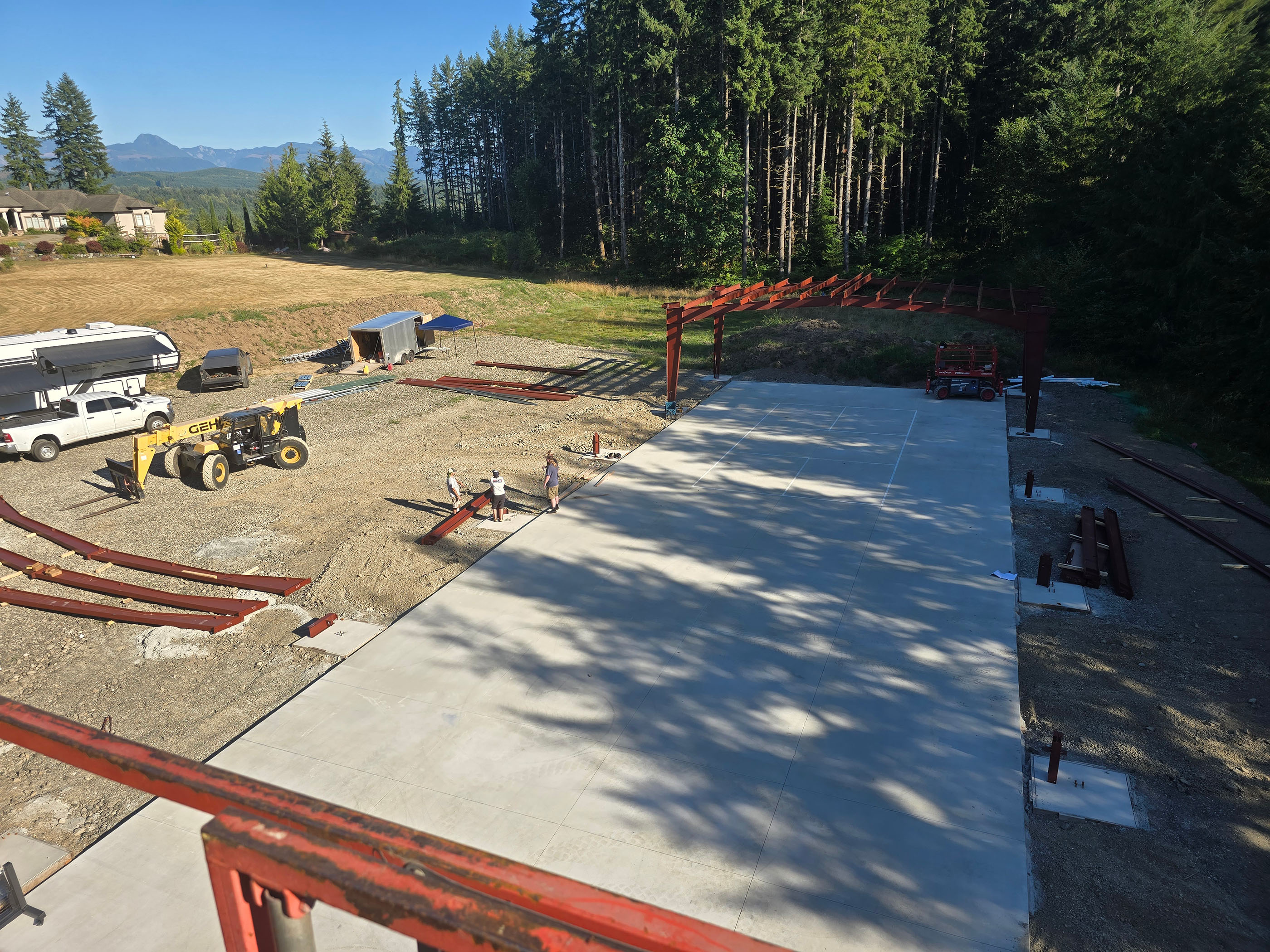 50x150x16 Pickleball Court - Seattle, WA thumbnail 36